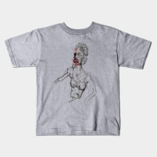 zombie girl Kids T-Shirt